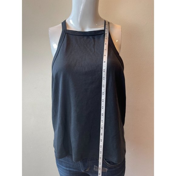 Fabletics Womens Halter Tank Top Racerback TK2253713 Sleeveless Black Size 2X - Picture 4 of 8